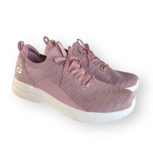 Skechers Dynamight 2.0 Pounce Back Womens Sneakers Pink Size 9 Athletic